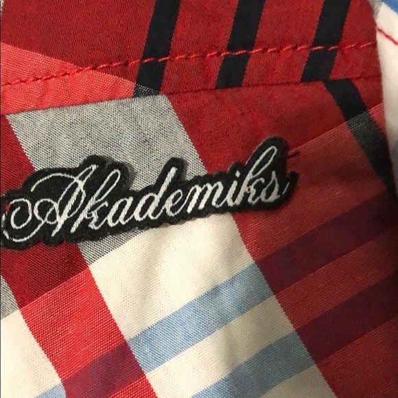 Akademiks plaid button down - Picture 2 of 7